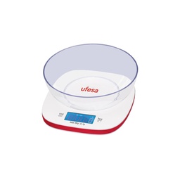 [I-15128] BASCULA DE COCINA UFESA 5K. CON RECIPIENTE P-BC1450