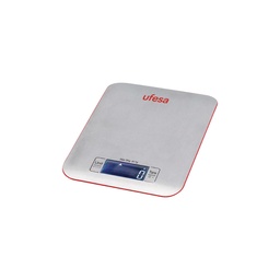 [I-15240] BASCULA DE COCINA 5KG. ACERO INOX P-BC1550